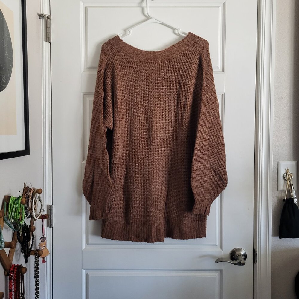 American Eagle Soft Rust Sweater - image 3